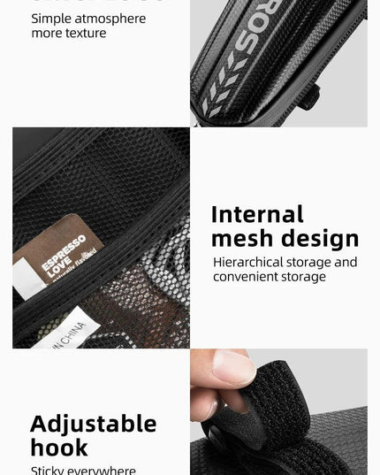 ROCKBROS Hard Shell Front Frame Scooter Hanging Bag Waterproof MTB Road Bike Folding Bag Multifunctional Electric Bicycle Bag