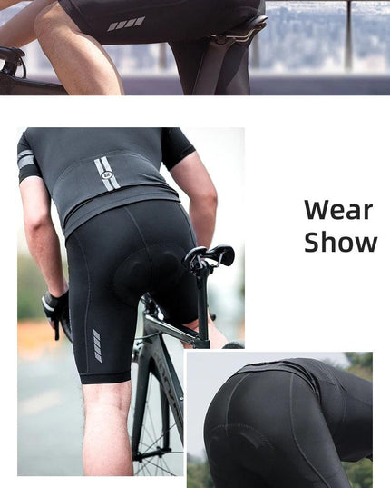 ROCKBROS Summer Cycling Shorts Breathable Bicycle Shorts Tights MTB Road Sport Bike Trousers Shockproof Sponge Pad Bike Shorts