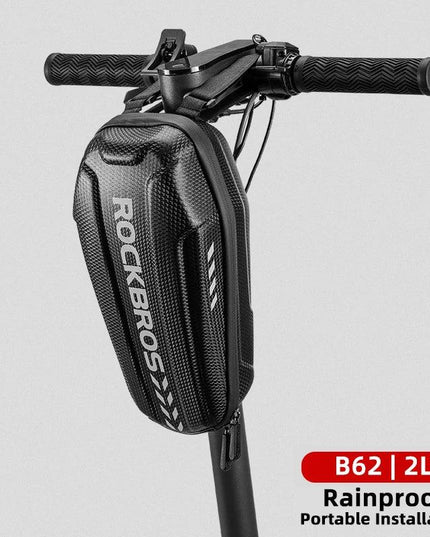 ROCKBROS Hard Shell Front Frame Scooter Hanging Bag Waterproof MTB Road Bike Folding Bag Multifunctional Electric Bicycle Bag