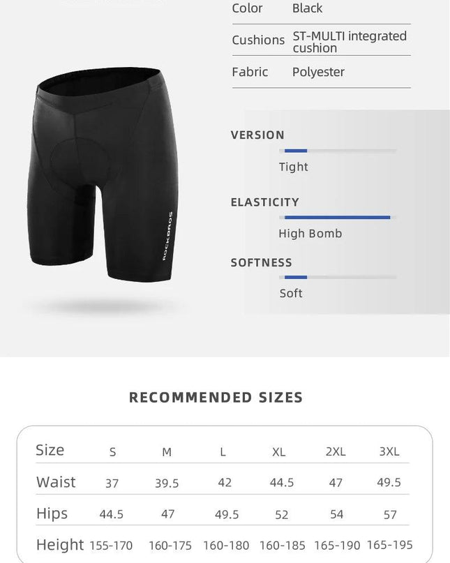 ROCKBROS 3D Summer MTB Bike Shorts Men Women Breathable Sponge Shock Absorption Cycling Shorts Moisture Wicking Sport Pants 2020