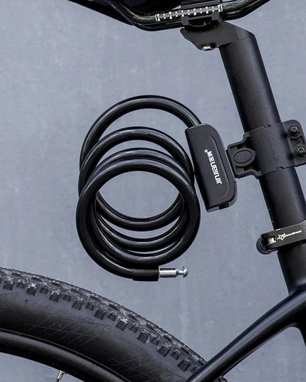 ROCKBROS Bicycle Lock Bike Portable Anti-theft Ring Lock MTB Road Cycling Cable Lock Motorcycle Vehicle Bicycle Accessories