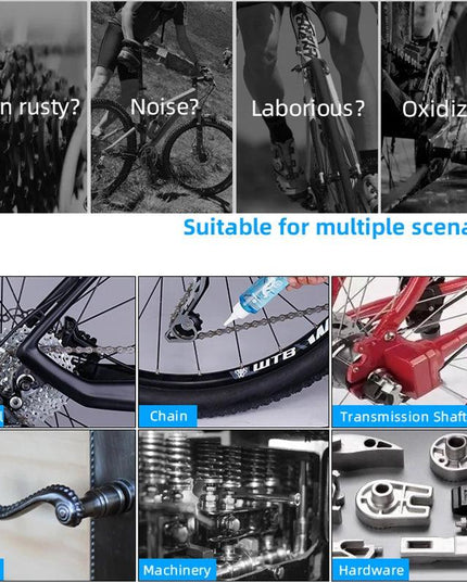 ROCKBROS Bicycle Lubricating Oil Antirust Mountain Bicycle Bearing Gear Dustproof Corrosion Resistance Bike Chain Oil Portable
