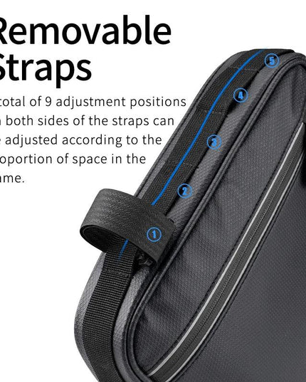 ROCKBROS Bike Bicycle Front Frame Triangle Bag Ultra-light Tube Small Packet Repair Tool Pouch Cycling Outdoor Sports Accessory