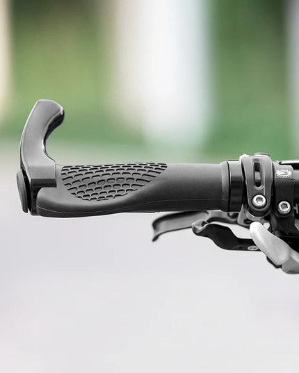 ROCKBROS MTB Bicycle Grips Horns Shofar Vice Handlebar Grips Cycling Shockproof Dust-proof Bike Grips Rubber Bilateral Locked