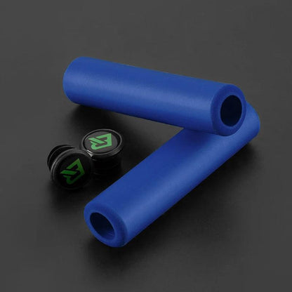 ROCKBROS Bicycle Grips MTB Silicone Sponge Handlebar Grips Anti-skid Shock-absorbing Soft Bike Grips Ultraight Cycling Handlebar