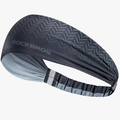 ROCKBROS Sport Headband Cycling Running Sweatband Fitness Yoga Gym Headscarf Sweat Hair Band Bandage Men Women Elastic Head Band