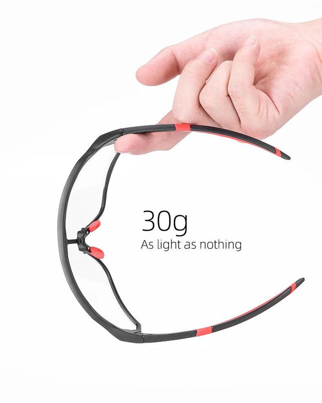 ROCKBROS Photochromic Cycling Glasses UV400 Sunglasses Outdoor Sport Bicycle Eyewear MTB Racing Lightweight Flexible Goggles