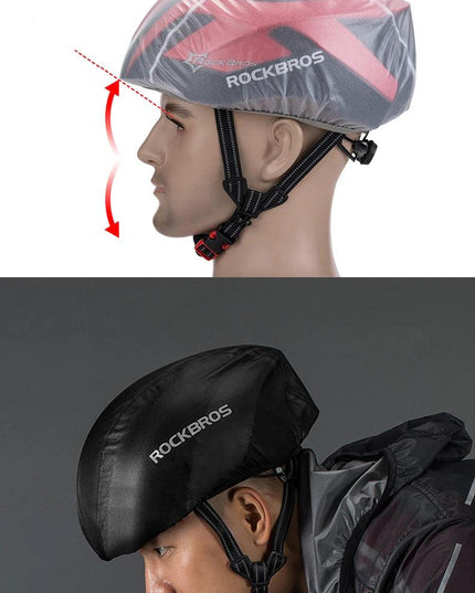 ROCKBROS Cycling Bike Helmets Rain Covers Windproof Waterproof Dust-proof Rain Cover MTB Road Bike Bicycle Helmet Protect Cover