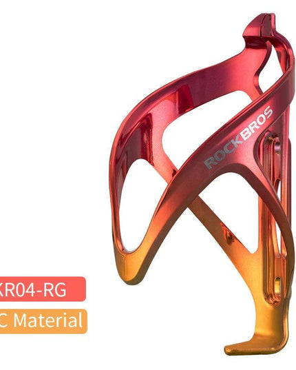 ROCKBROS MTB Bike PC Bottle Cage Toughness Integrally Molded Electroplating Ductility Bottle Holder 3 Colors Bicycle Accessories