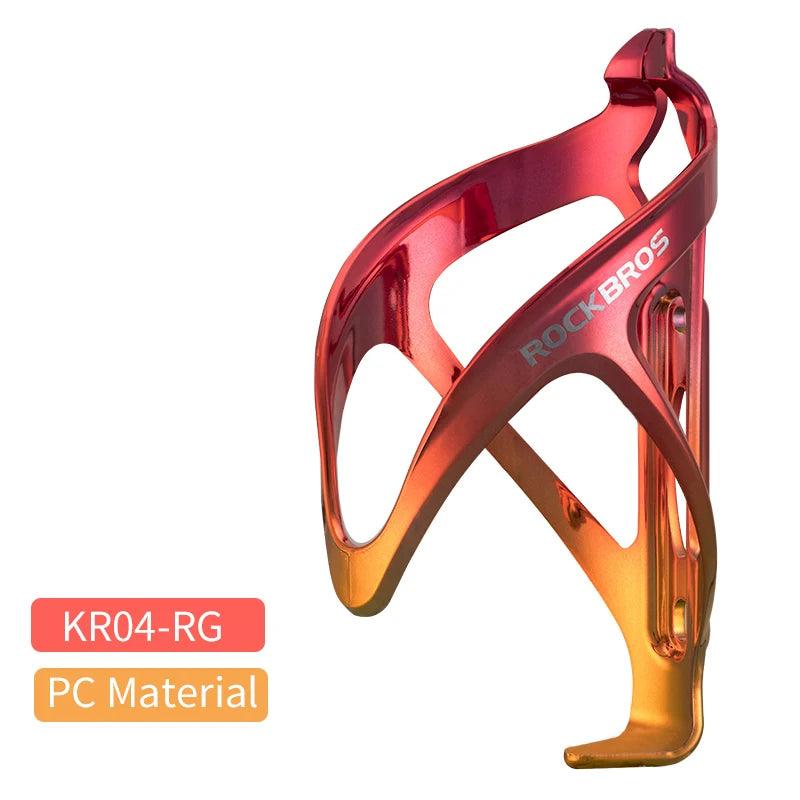 ROCKBROS MTB Bike PC Bottle Cage Toughness Integrally Molded Electroplating Ductility Bottle Holder 3 Colors Bicycle Accessories