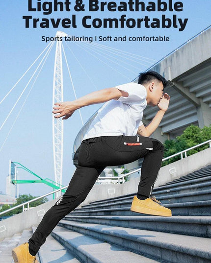 ROCKBROS Light Comfortable Cycling Pants Men Women Spring Summer Breathable Hight Elasticity Sports Pants Reflective Trousers
