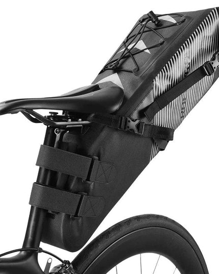 ROCKBROS Bike Bag Waterproof Reflective 10L Large Capacity Saddle Bag Cycling Foldable Tail Rear Bag MTB Road Trunk Bicycle Bag