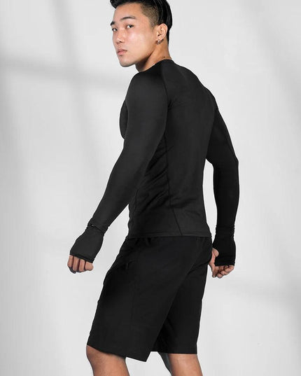 ROCKBROS Men's Tracksuit Gym Fitness Compression Sports Suit Clothes Running Jogging Sportwear Exercise Workout Tights 5 Pcs/Set