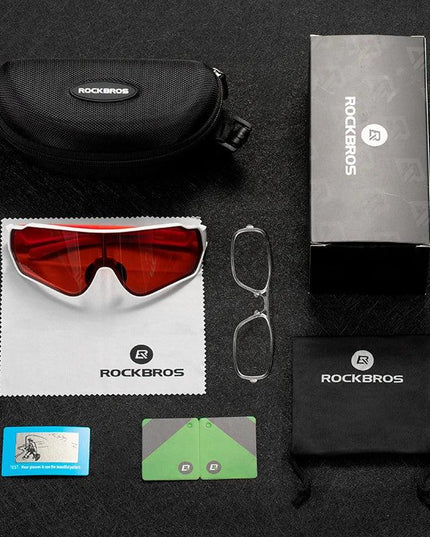 ROCKBROS Cycling Glasses Men Women Photochromic Outdoor Sport Hiking Eyewear Polarized Sunglasses Inner Frame  Bicycle Glasses