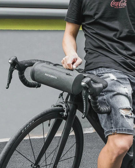 ROCKBROS Waterproof Bike Bag Front Bicycle Bag MTB Road Handlebar Pannier Multi-purpose Large Capacity Backpack Cycling Tube Bag
