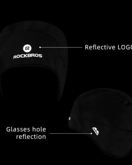 ROCKBROS Cycling Cap Winter Caps Keep warm Cap Bandana Sports Ski Running Headband Windproof Bicycle Cap Men Riding Head Cap