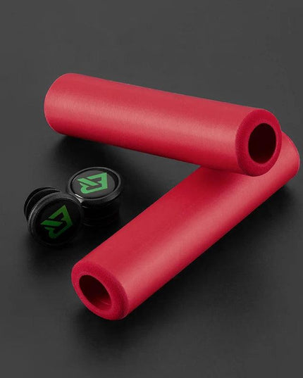 ROCKBROS Bicycle Grips MTB Silicone Sponge Handlebar Grips Anti-skid Shock-absorbing Soft Bike Grips Ultraight Cycling Handlebar