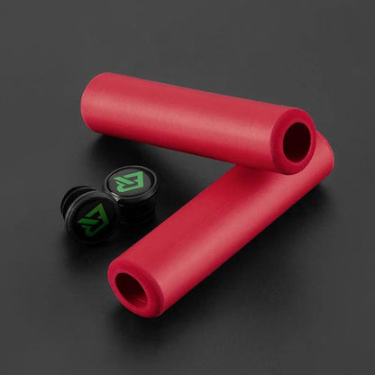 ROCKBROS Bicycle Grips MTB Silicone Sponge Handlebar Grips Anti-skid Shock-absorbing Soft Bike Grips Ultraight Cycling Handlebar