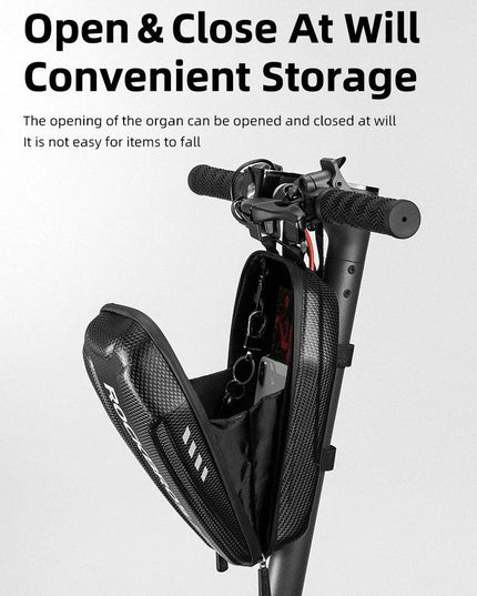 ROCKBROS Hard Shell Front Frame Scooter Hanging Bag Waterproof MTB Road Bike Folding Bag Multifunctional Electric Bicycle Bag