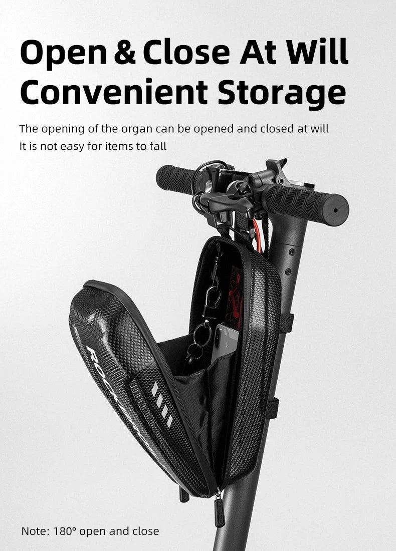 ROCKBROS Hard Shell Front Frame Scooter Hanging Bag Waterproof MTB Road Bike Folding Bag Multifunctional Electric Bicycle Bag