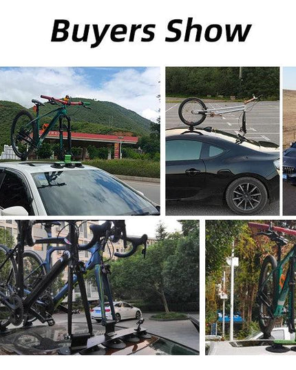ROCKBROS Bike Bicycle Rack Suction Roof-Top Bike Car Racks Carrier Quick Install Bike Roof Rack MTB Mountain Road Bike Accessory