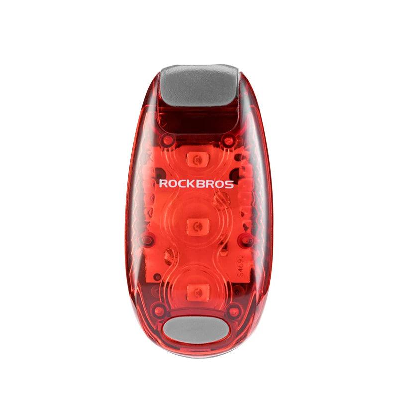 ROCKBROS Bike Tail Light Mini MTB Road Bike Light Warning Helmet Light Rear Bag light Portable Running Light Bicycle Accessories