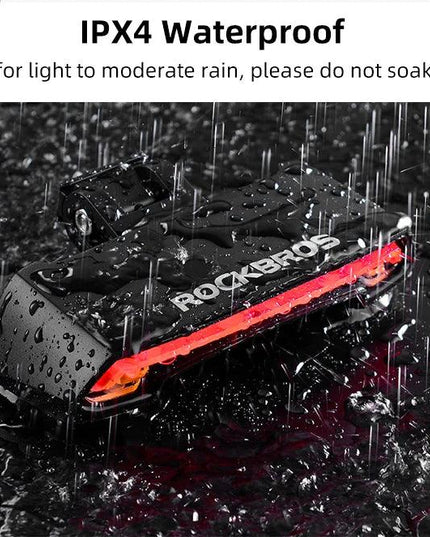 ROCKBROS Bike Tail Light USB Rechargeable Wireless Waterproof MTB Safety Intelligent Remote Control Turn Sign Bicycle Light Lamp