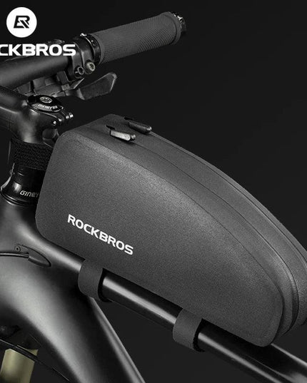 ROCKBROS Bicycle Bag Rainproof Top Front Tube Parcel Big Capacity Nylon Ultralight Portable Doube Zipper Pocket  Bike Accessory