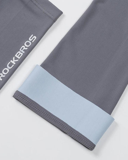 ROCKBROS Ice Fabric Running Camping Arm Warmers Basketball Sleeve Running Arm Sleeve Cycling Sleeves Summer Sports Safety Gear