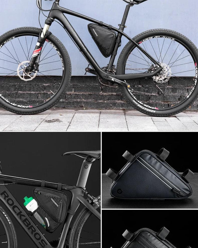 ROCKBROS Bike Bicycle Front Frame Triangle Bag Ultra-light Tube Small Packet Repair Tool Pouch Cycling Outdoor Sports Accessory