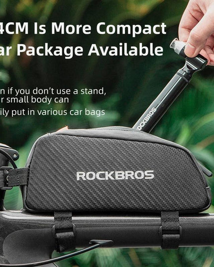 ROCKBROS Mini 130PSI Bicycle Pump Aluminum Alloy Wear-resistant Portable Drop-proof Bike Inflator For AV FV Ultralight Air Pump