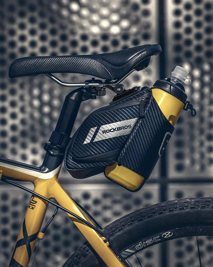 ROCKBROS 1.5L Bicycle Bag Water Repellent Durable Reflective MTB Road Bike With Water Bottle Pocket Bike Bag Accessories