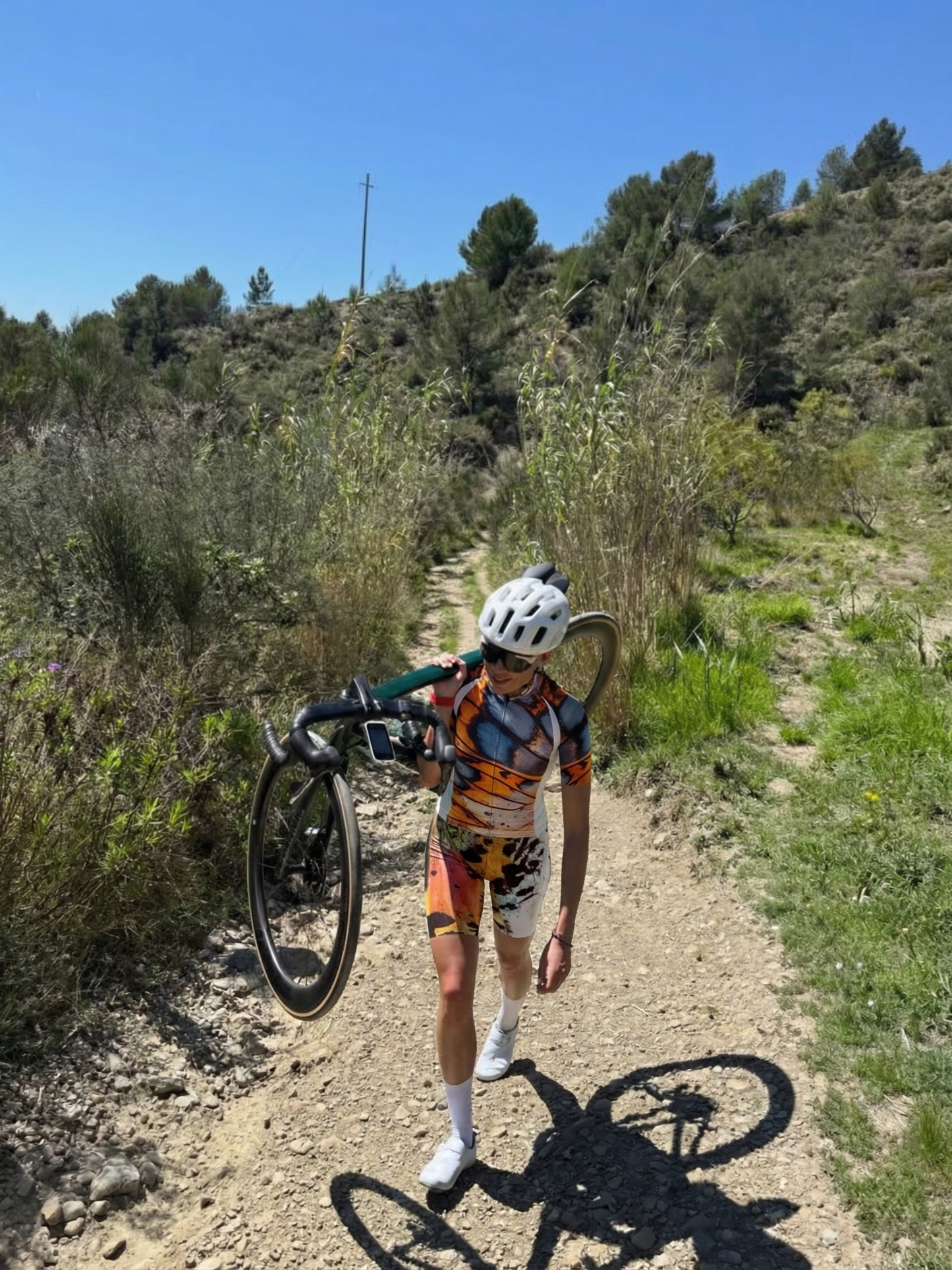 ROCKBROS Women's Ember Wings All-Weather Macro-Butterfly Art Jersey