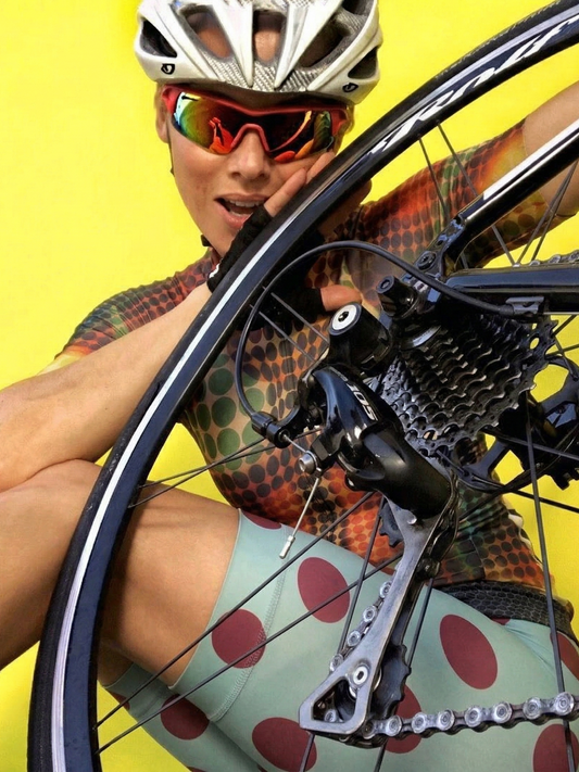 ROCKBROS Women's Hyper-Pulse Op-Art Gradient Pro Jersey