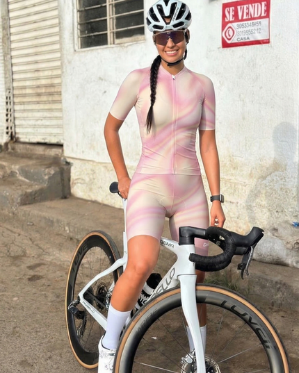 ROCKBROS Women's Ethereal Glow All-Weather Aura-Gradient Pro Aero Jersey
