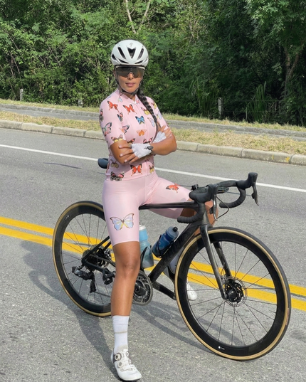 ROCKBROS Women's Spring Chrysalis All-Weather Romantic Butterfly Pro Jersey