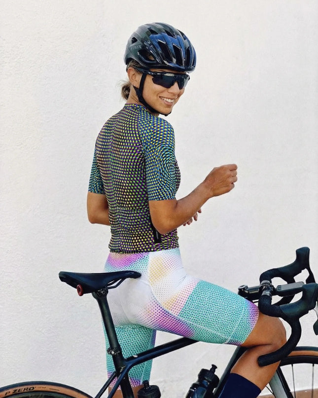 ROCKBROS Women's Biological Prism All-Weather Cellular Art Pro Jersey