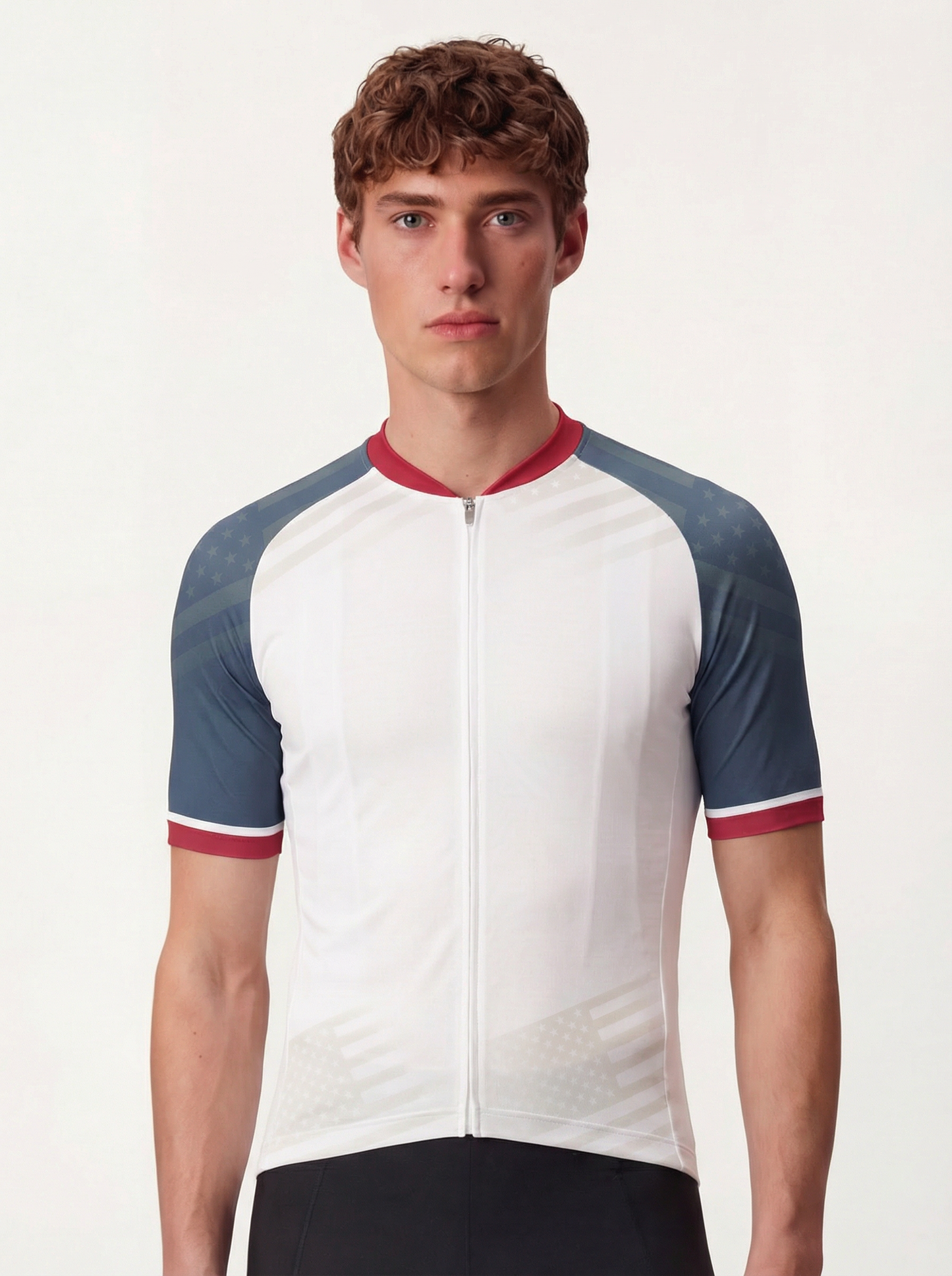 RockBros Men's Retro Graphic Heritage Map Cycling Jersey