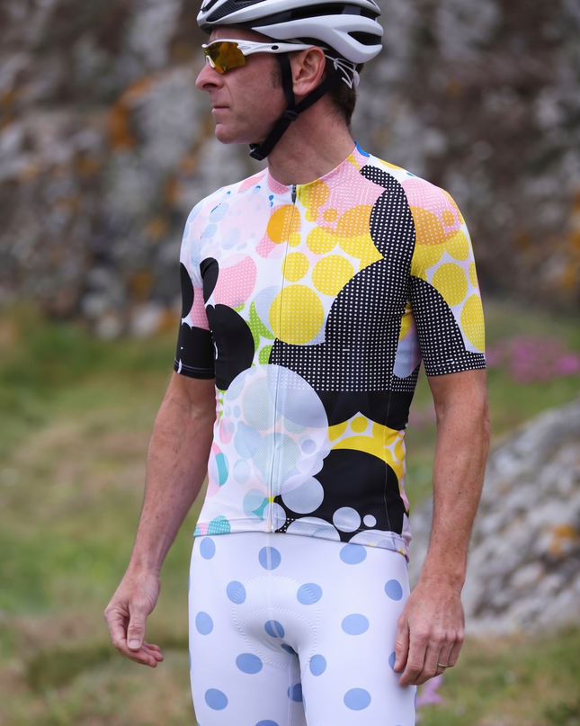 ROCKBROS Men's Surreal Bubble Collage Pro Aero Set