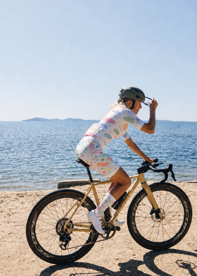 ROCKBROS Women's Oceanic Shoal Stippled Pro Aero Jersey