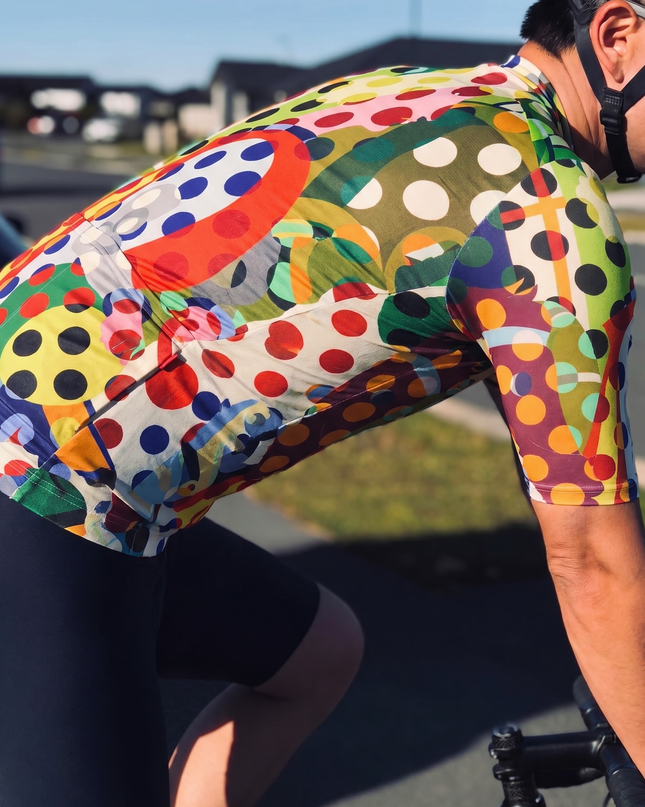 ROCKBROS Men's Kaleidoscope Pop-Art Surrealist Pro Jersey