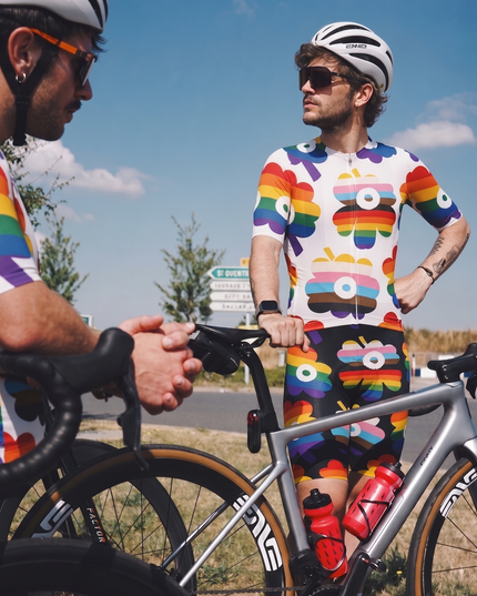 ROCKBROS Men's Vivid Chroma Flora Cycling Shorts