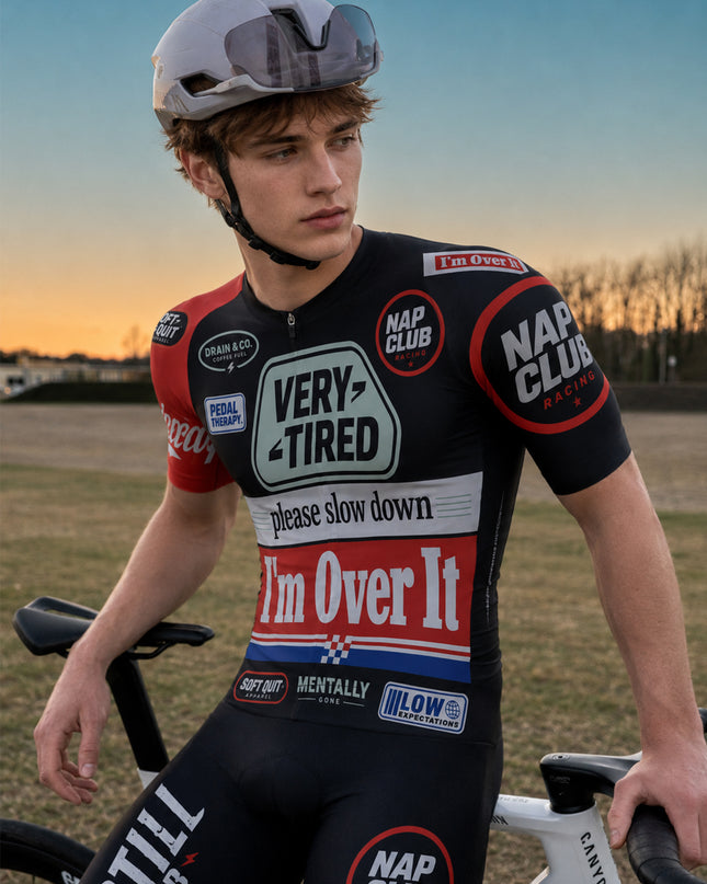 ROCKBROS Men's "Still Tired" Graphic Cycling Shorts
