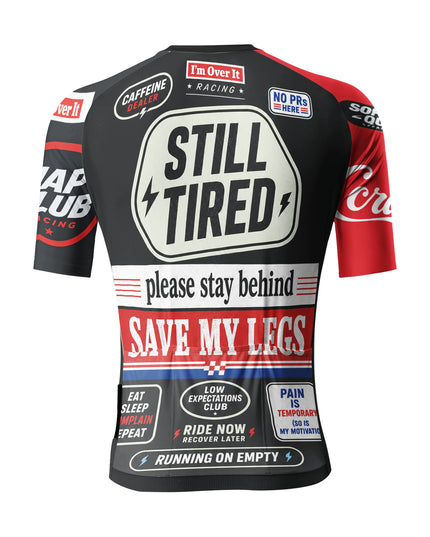 ROCKBROS Men's "Very Tired" Retro Graphic Cycling Jersey