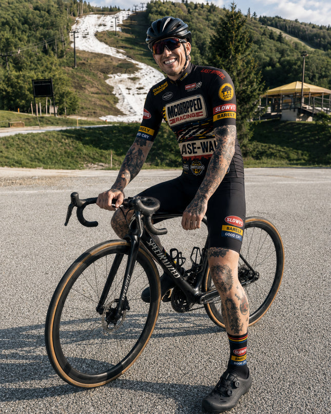 ROCKBROS Men's  Minimal Sponsor Patch Cycling Shorts
