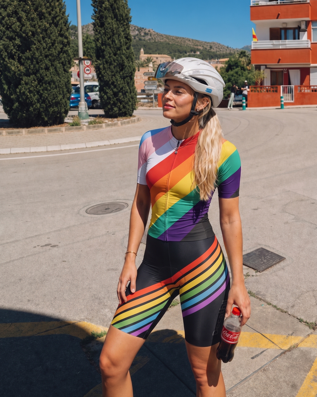 ROCKBROS Women's Radiant Velocity Stripe Cycling Bibs