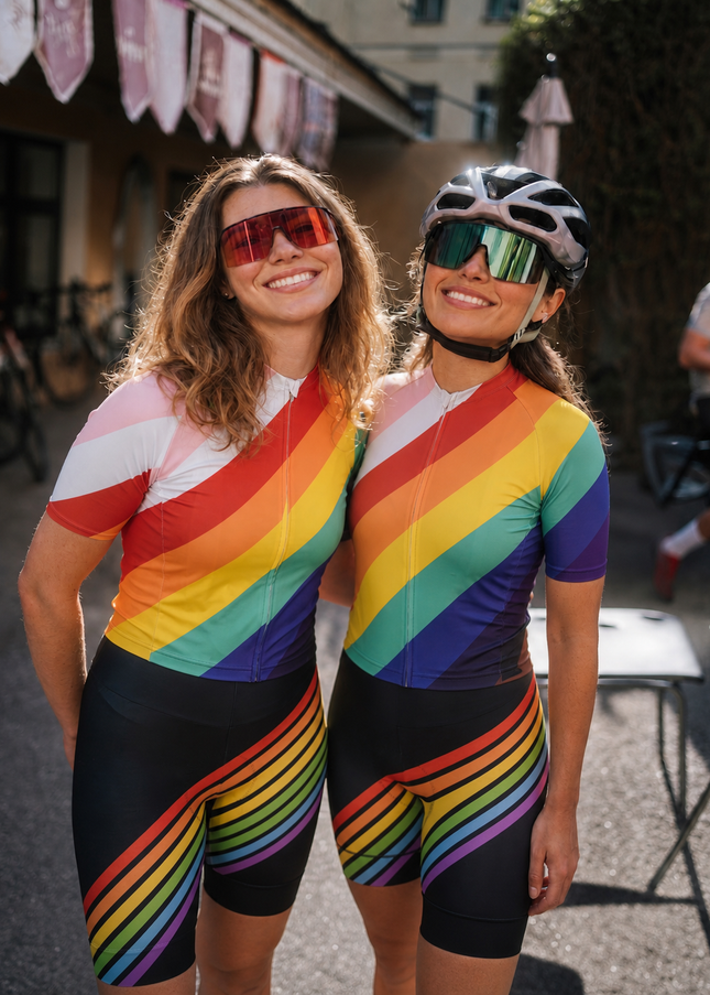 ROCKBROS Women's Radiant Velocity Stripe Pro Aero Jersey