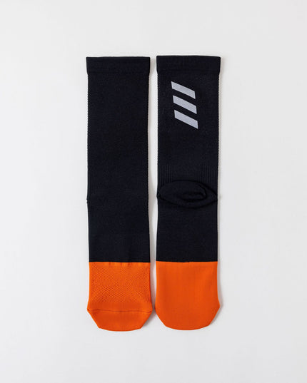 One Size Reflective Striped Cycling Socks