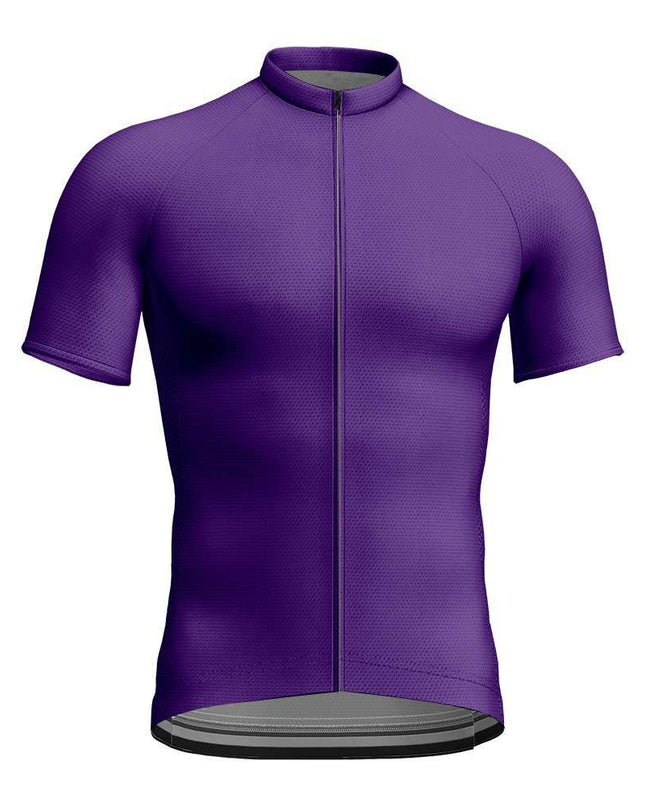 Men's Classic Solid Cycling Jersey