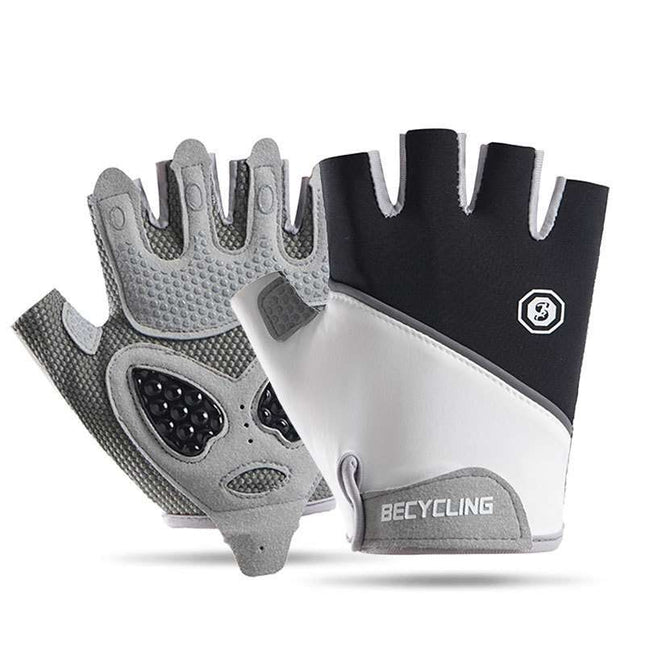 Shock-Absorbing Gel Padded Half-Finger Cycling Gloves